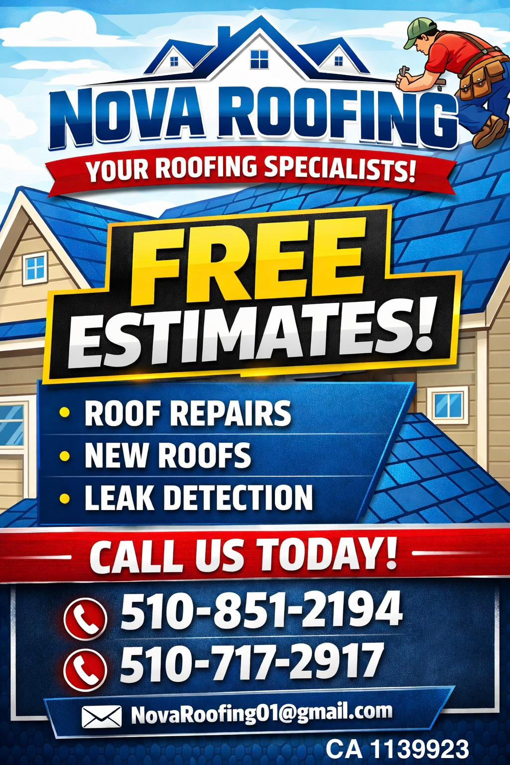 Nova Roofing Oakland, CA